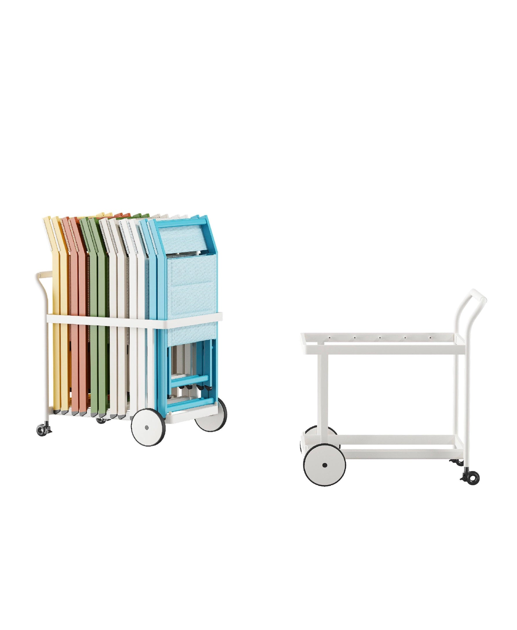 Foldo Folding Chair Storage Cart