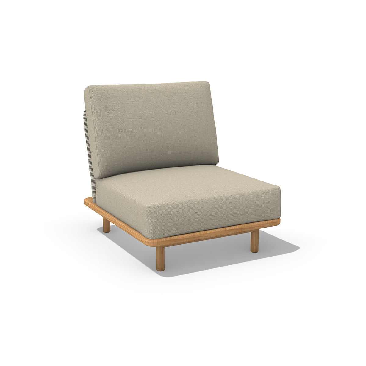 Abrazo Teak 1-Seater Module